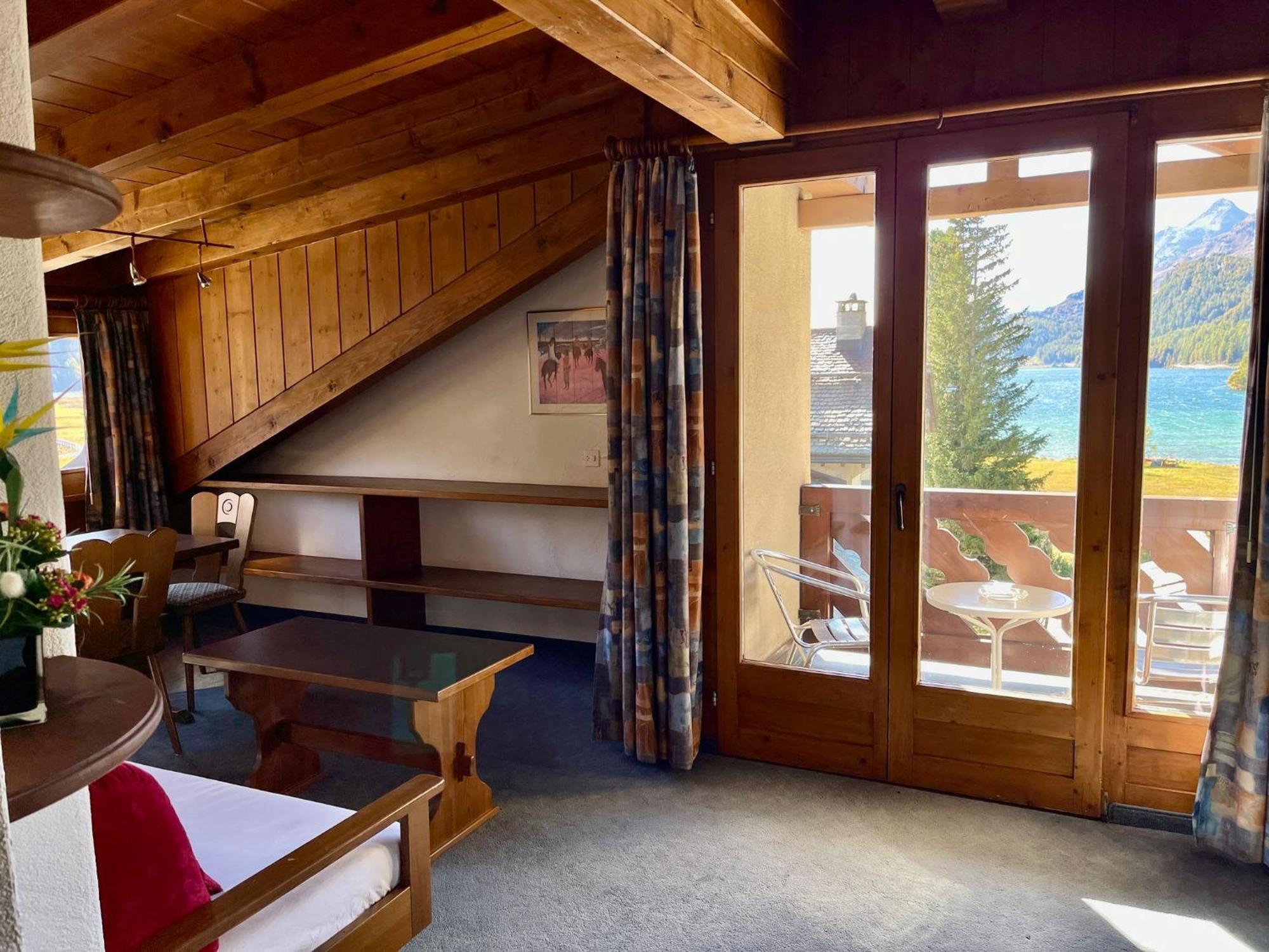 Hotel Chesa Grischa Sils Baselgia Bagian luar foto