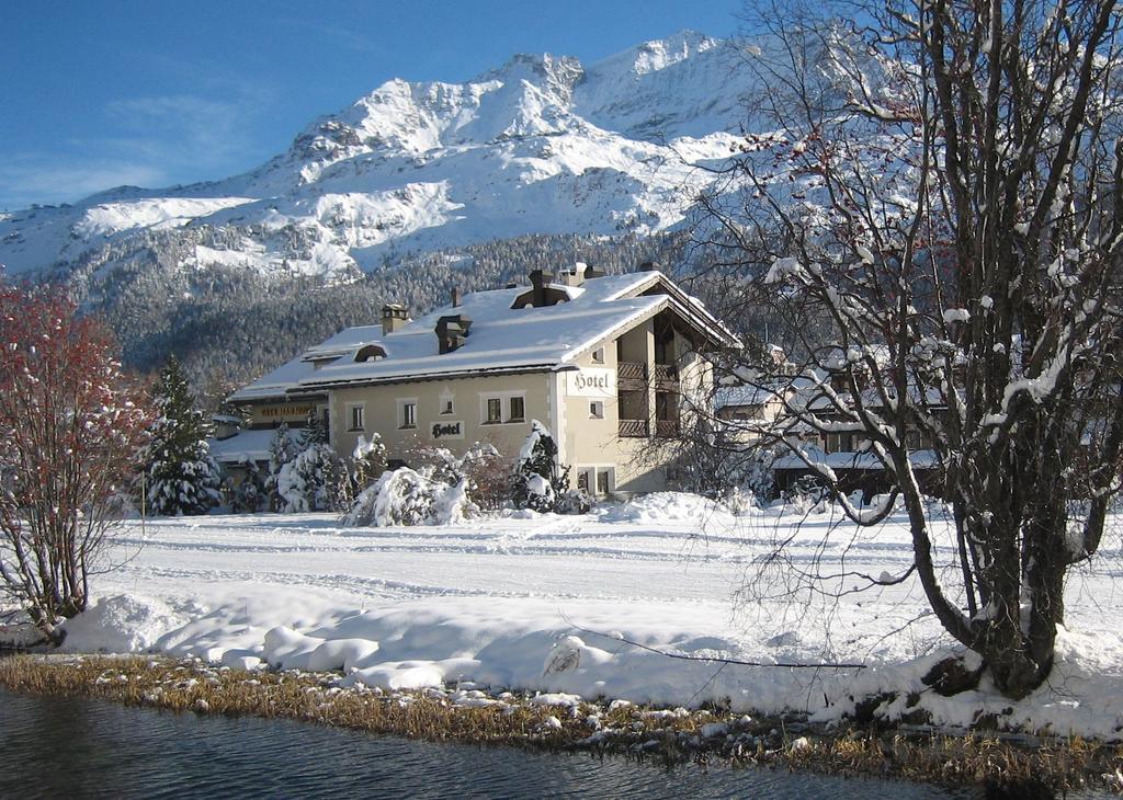 Hotel Chesa Grischa Sils Baselgia Bagian luar foto