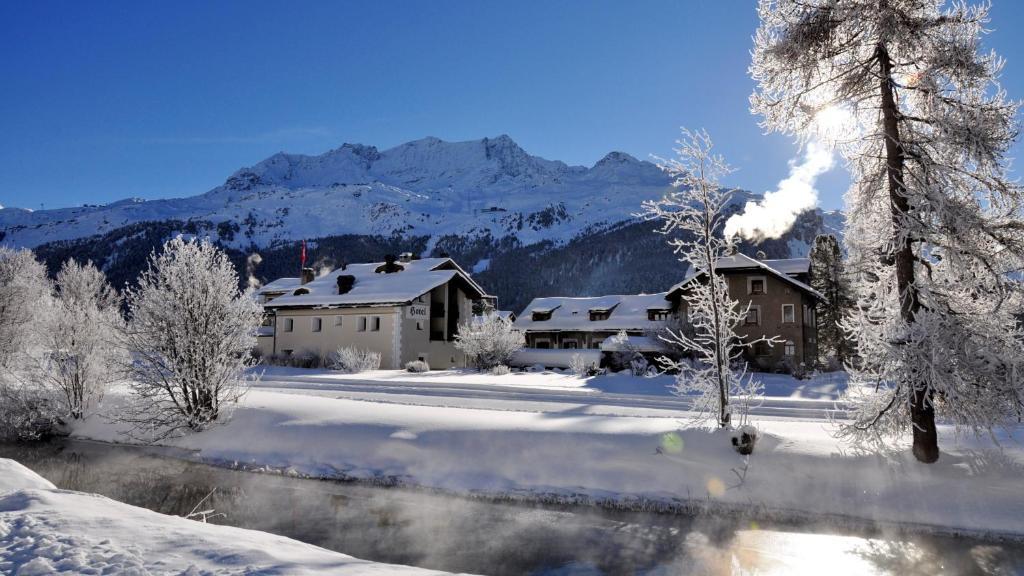 Hotel Chesa Grischa Sils Baselgia Bagian luar foto